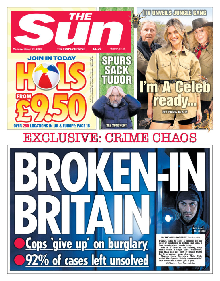 The Sun UK March 30 2026 The Sun UK Kitap Kapağı