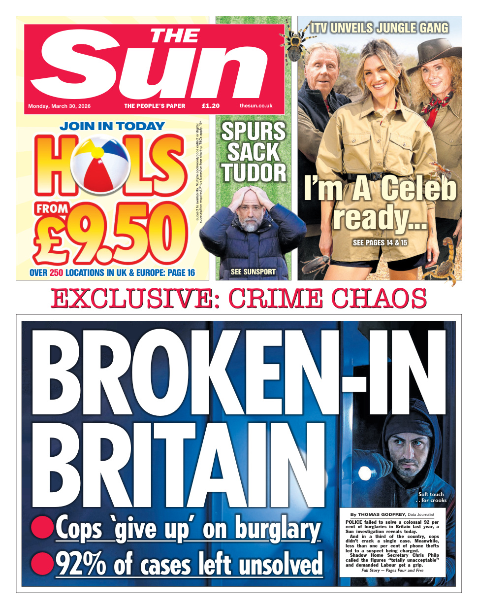 The Sun UK March 30 2026 The Sun UK Kitap Kapağı