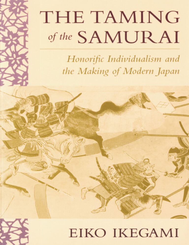The Taming of the Samurai Eiko Ikegami Kitap Kapağı