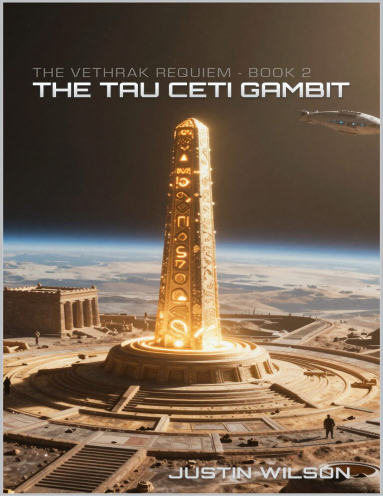 The Tau Ceti Gambit Justin Wilson Kitap Kapağı