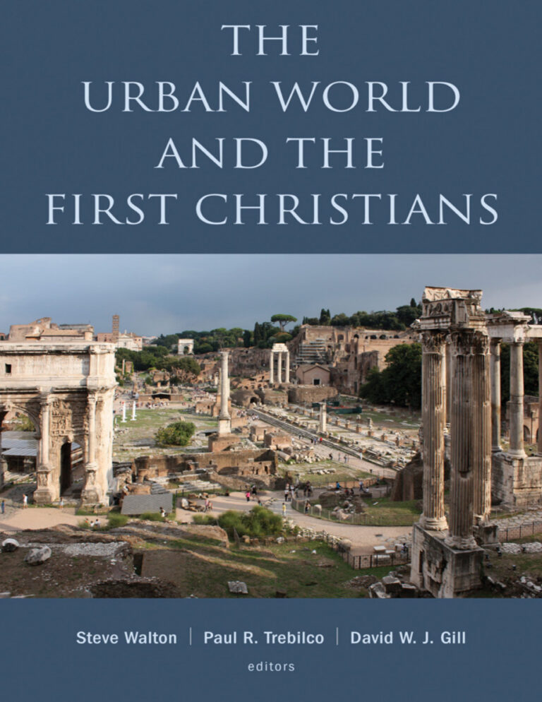 The Urban World and the First Christians Dr Steve Walton Kitap Kapağı