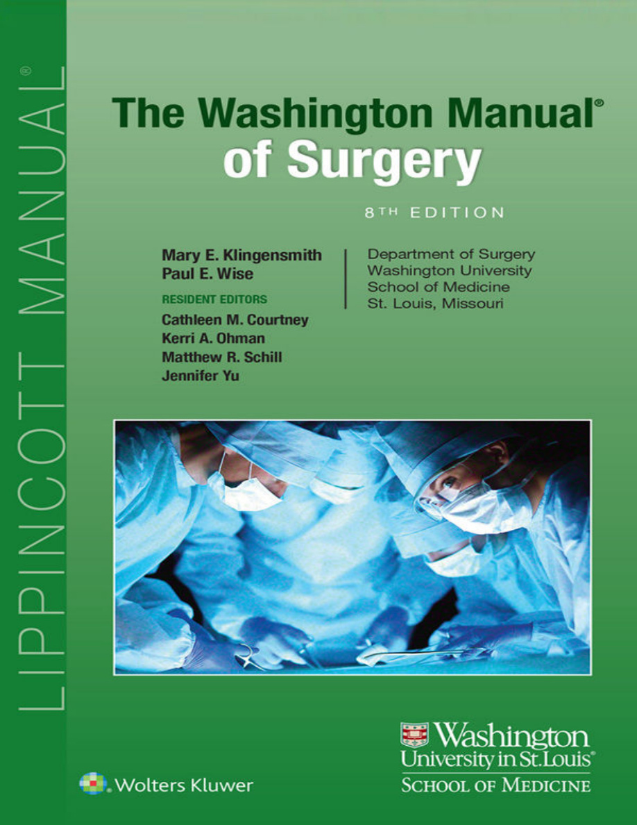 The Washington Manual of Surgery (8th Edition) PDF Download