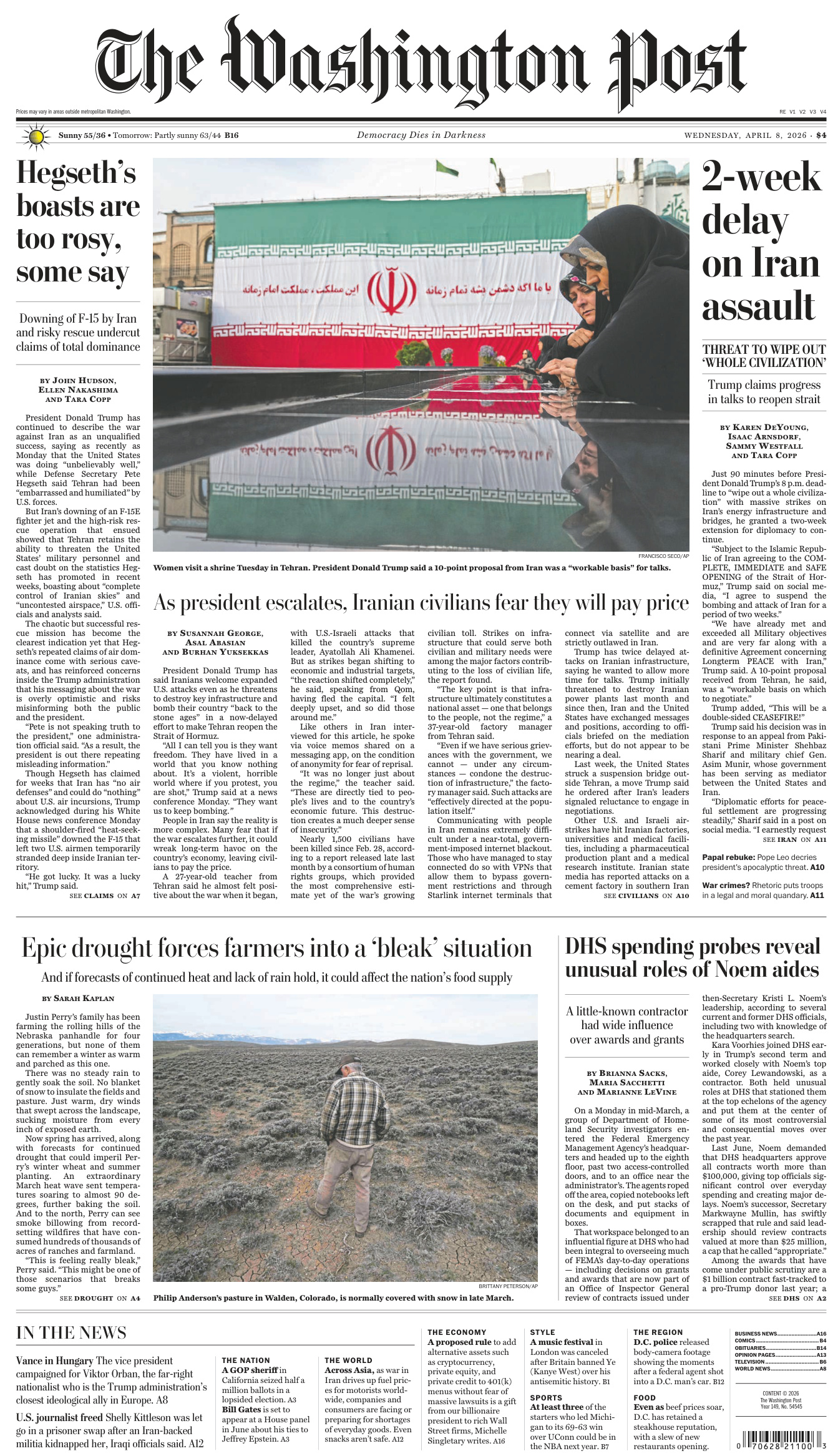 The Washington Post - April 08, 2026 PDF Download