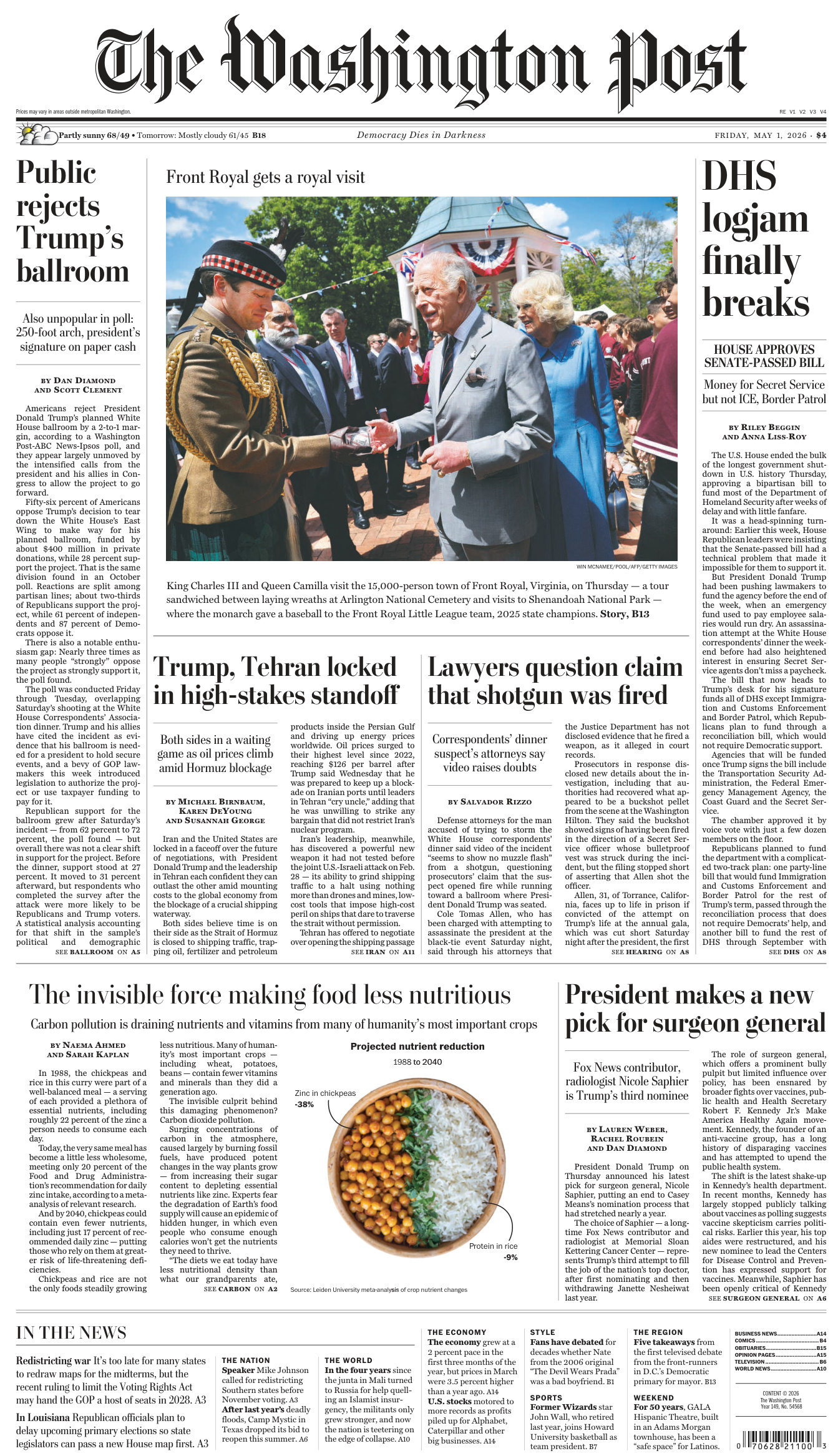 The Washington Post May 01 2026 The Washington Post Kitap Kapağı