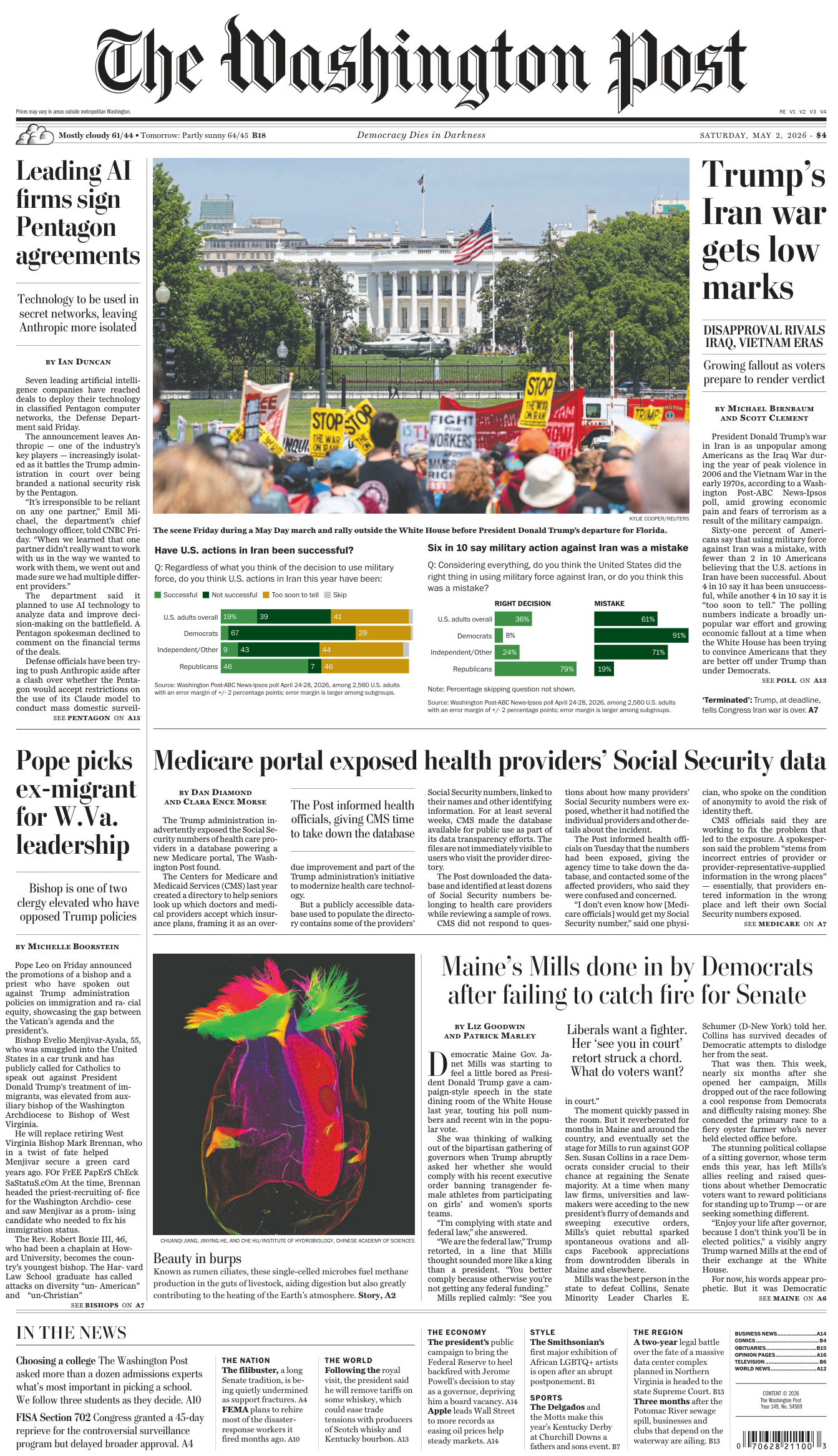 The Washington Post May 02 2026 The Washington Post Kitap Kapağı