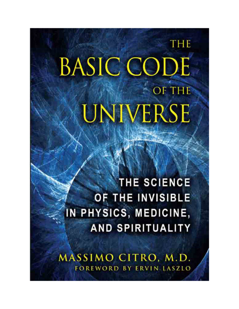 The basic code of the universe Massimo citro Kitap Kapağı