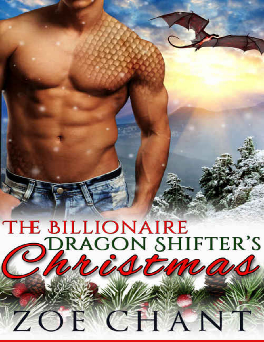 The billionaire dragon Shifters Christmas Zoe chant Kitap Kapağı