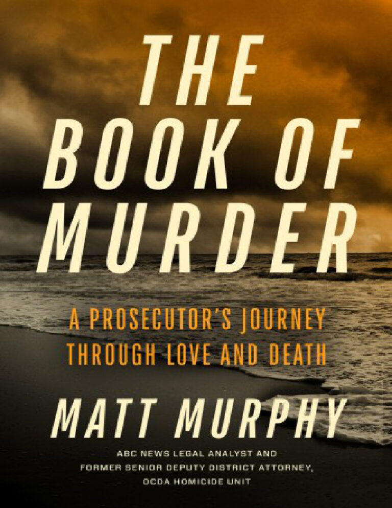 The book of Murder Matt Murphy Kitap Kapağı