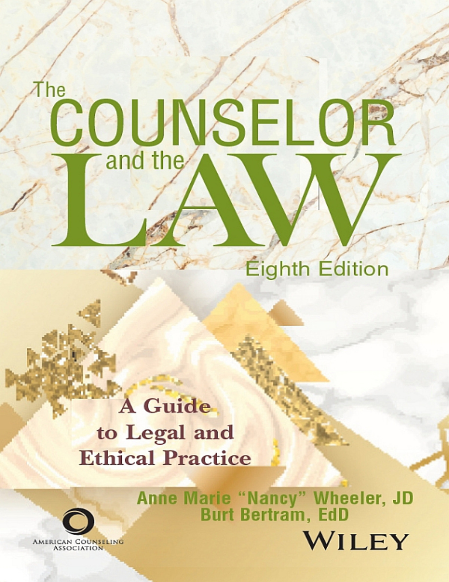 The counselor and the law Anne wheeler Kitap Kapağı
