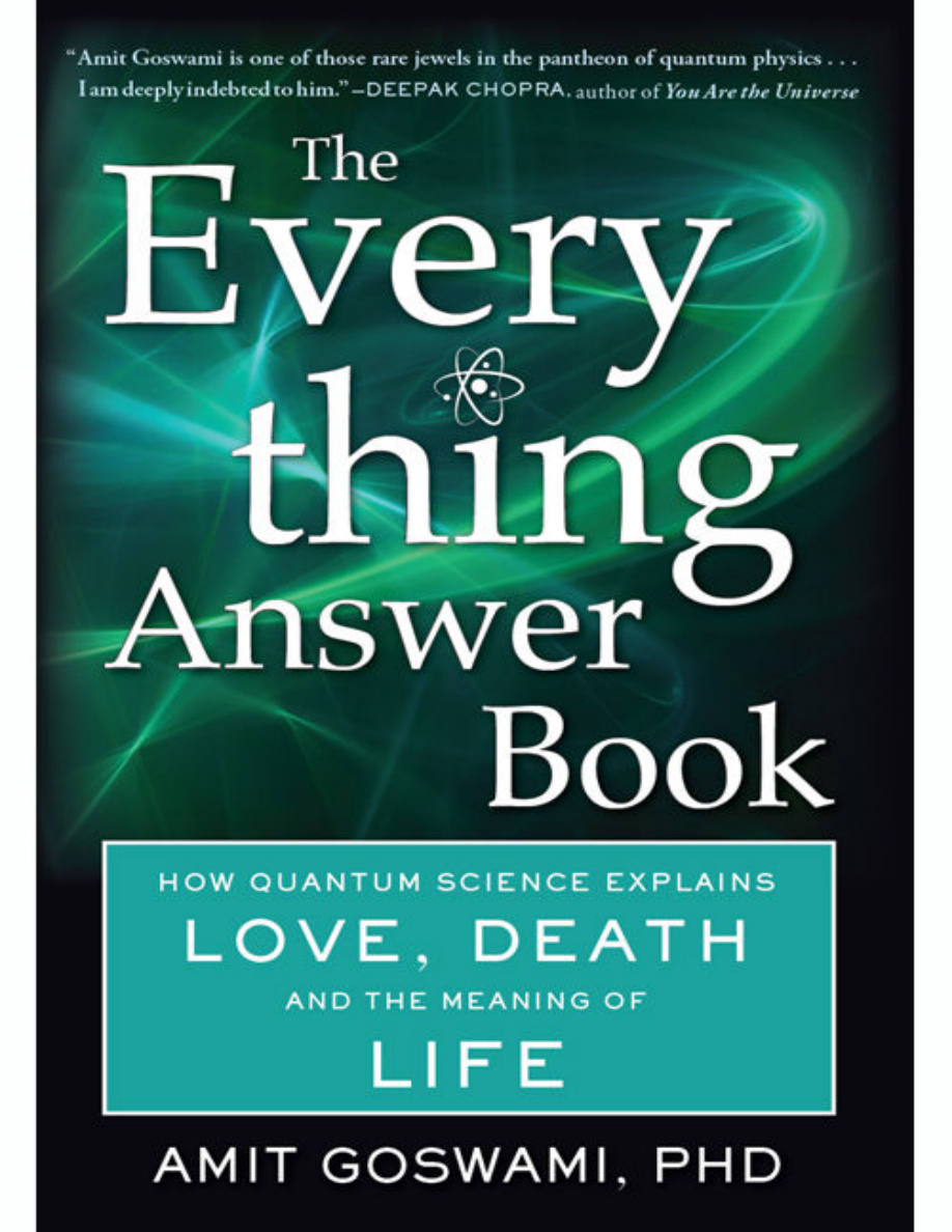 The everything answer book Amit Goswami Kitap Kapağı