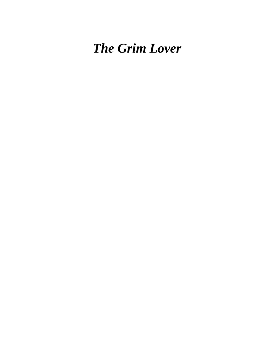 The grim lover PDF Download