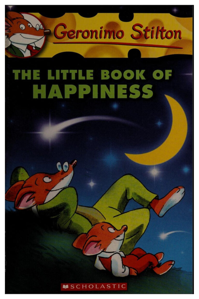 The little book of happiness Geronimo Stilton Kitap Kapağı