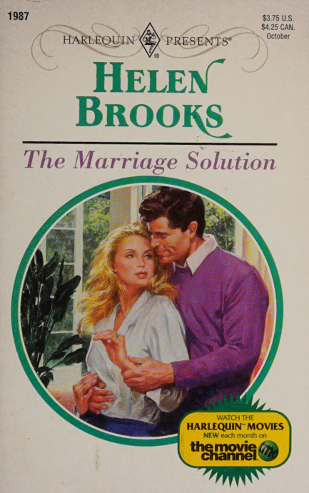The marriage solution Helen brooks Kitap Kapağı