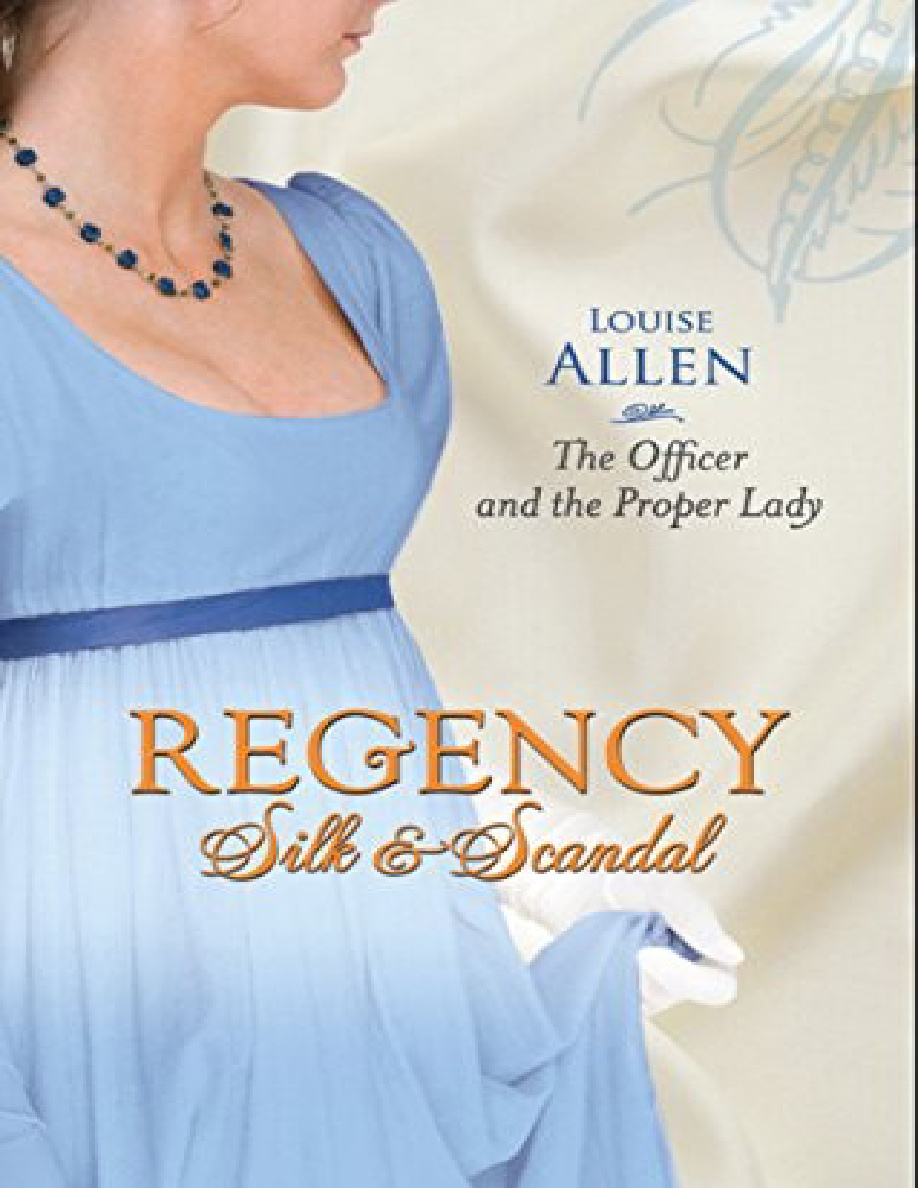The officer and the proper lady Louise Allen Kitap Kapağı