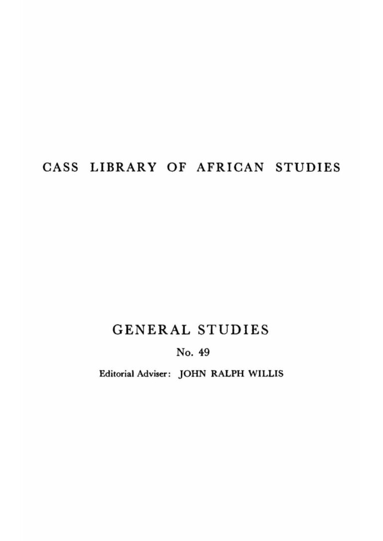 The position of the chief in modern day political system of Ashanti K A Busia Kitap Kapağı