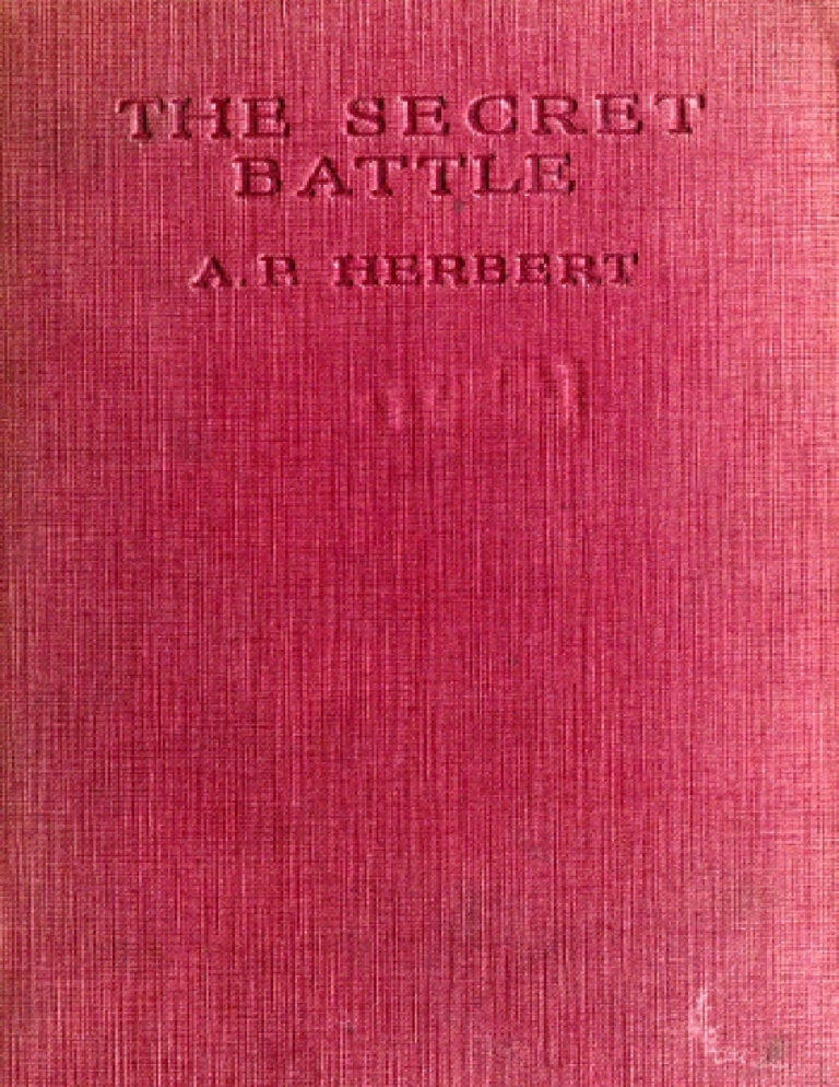The secret battle A P Herbert Kitap Kapağı