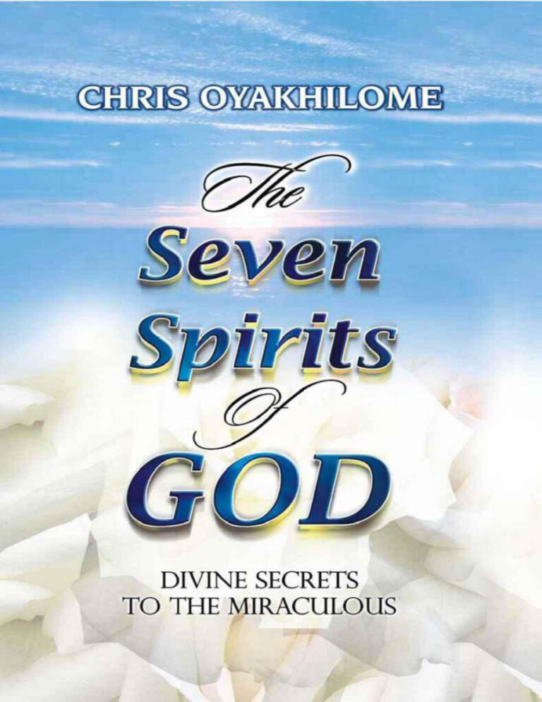 The seven spirits of God Chris oyakilomi Kitap Kapağı