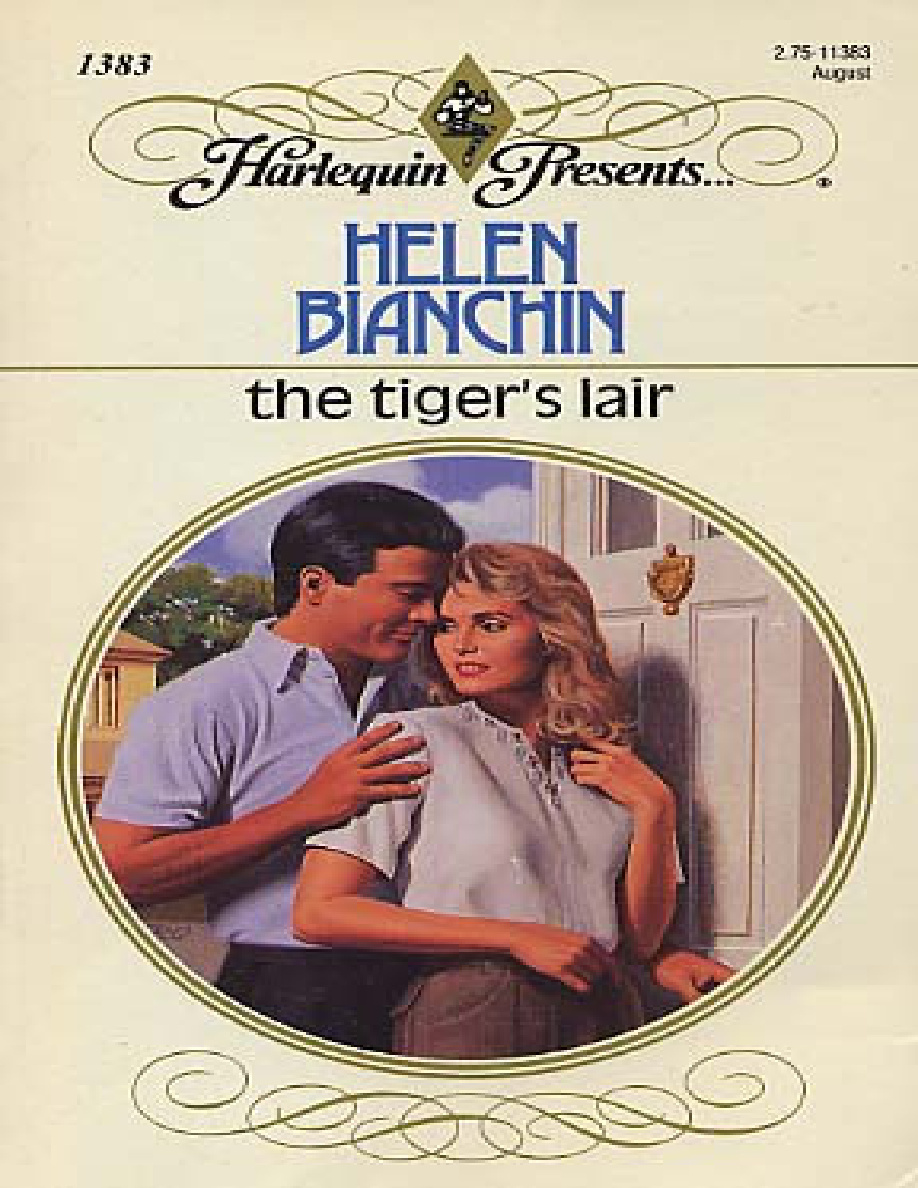 The tigers lair Helen Bianchin Kitap Kapağı