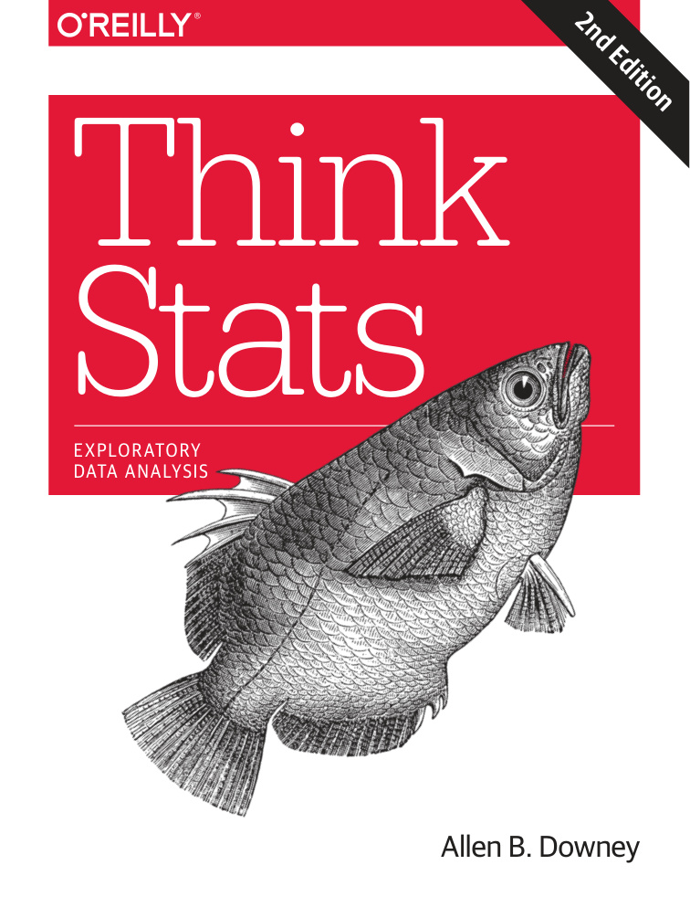 Think Stats Exploratory Data Analysis Allen B Downey O'Reilly Media Kitap Kapağı