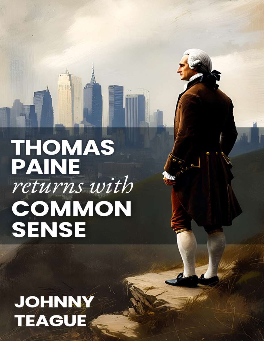 Thomas Paine Returns with Common Sense Johnny Teague Kitap Kapağı