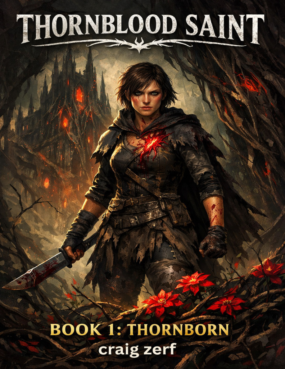 Thornblood Thornblood Saint 1 Craig Zerf Kitap Kapağı