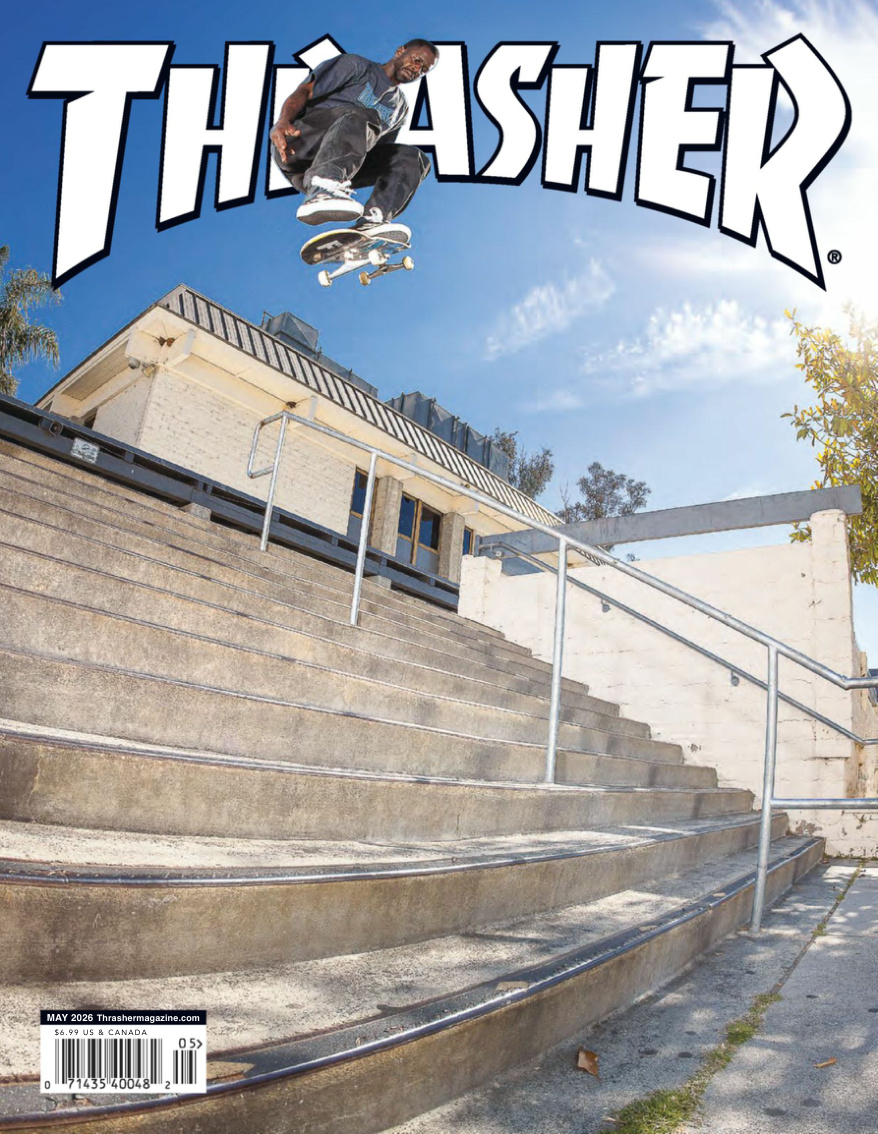 Thrasher Skateboard May 2026 Thrasher Skateboard Kitap Kapağı