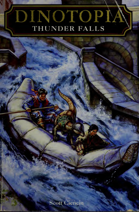 Thunder Falls Dinotopia 6 Scott Ciencin Kitap Kapağı