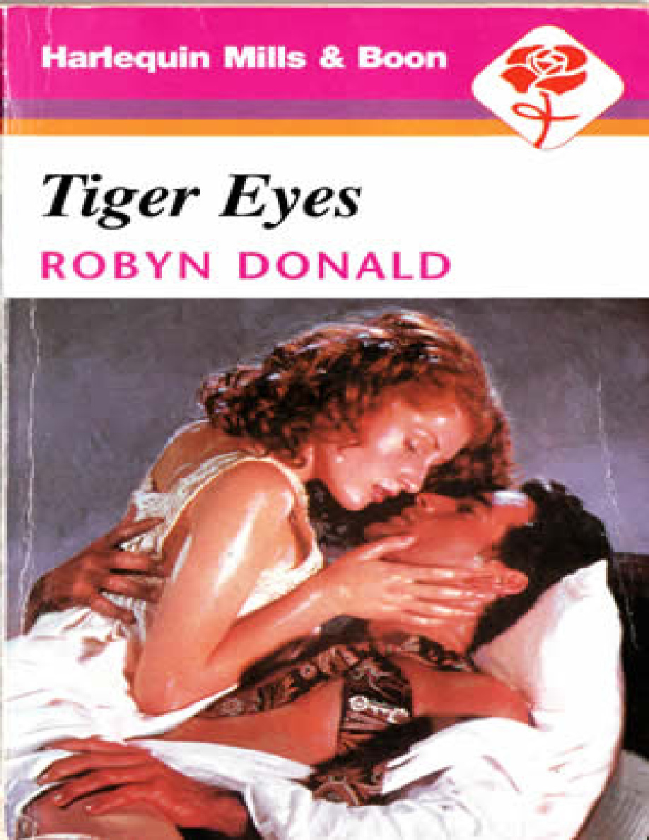 Tiger Eyes Robyn Donald Kitap Kapağı