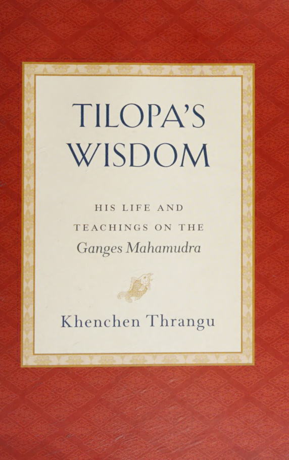 Tilopas Wisdom Khenchen Thrangu Kitap Kapağı
