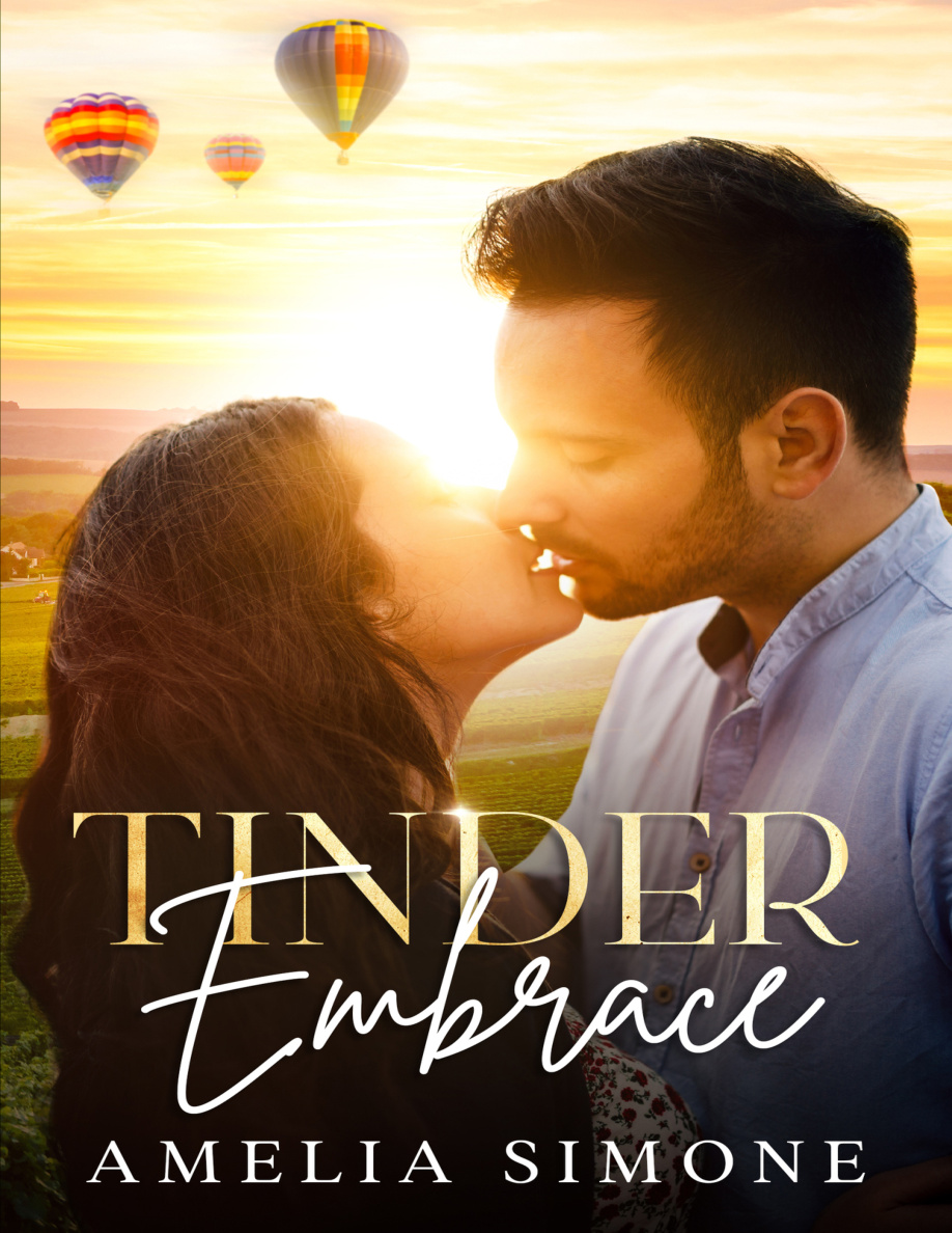 Tinder Embrace Amelia Simone Kitap Kapağı