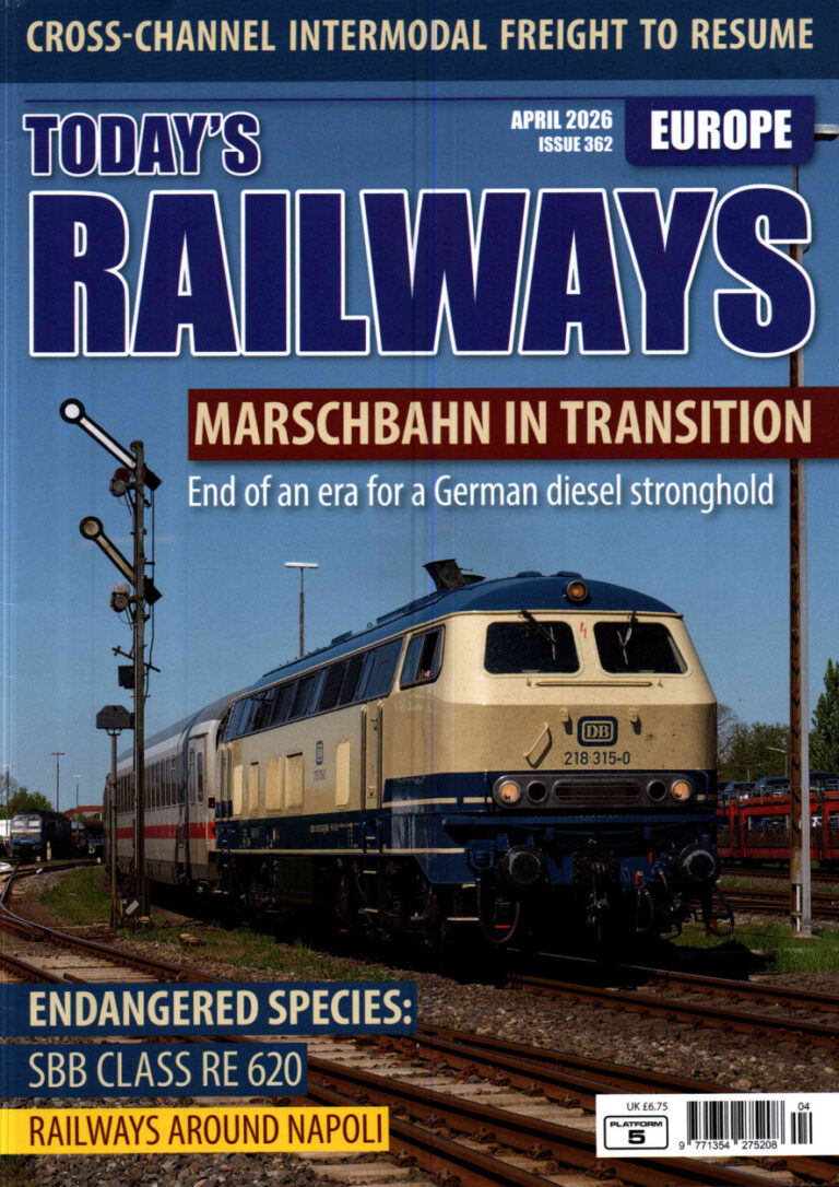 Todays Railways Europe 362 April 2026 Todays Railways Europe Kitap Kapağı