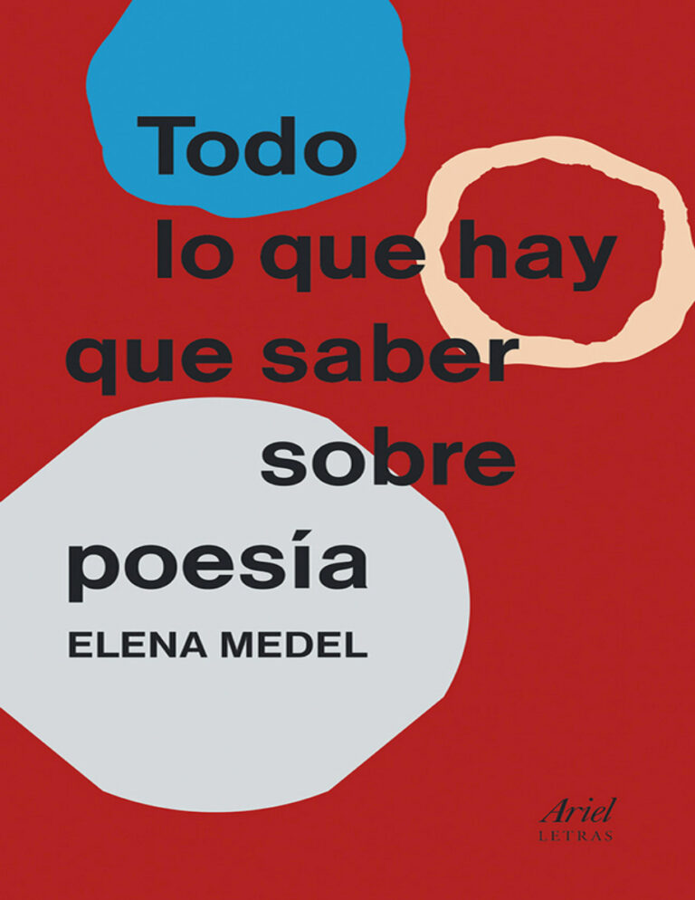 Todo lo que hay que saber sobre poesia Spanish Edition Elena Medel Kitap Kapağı