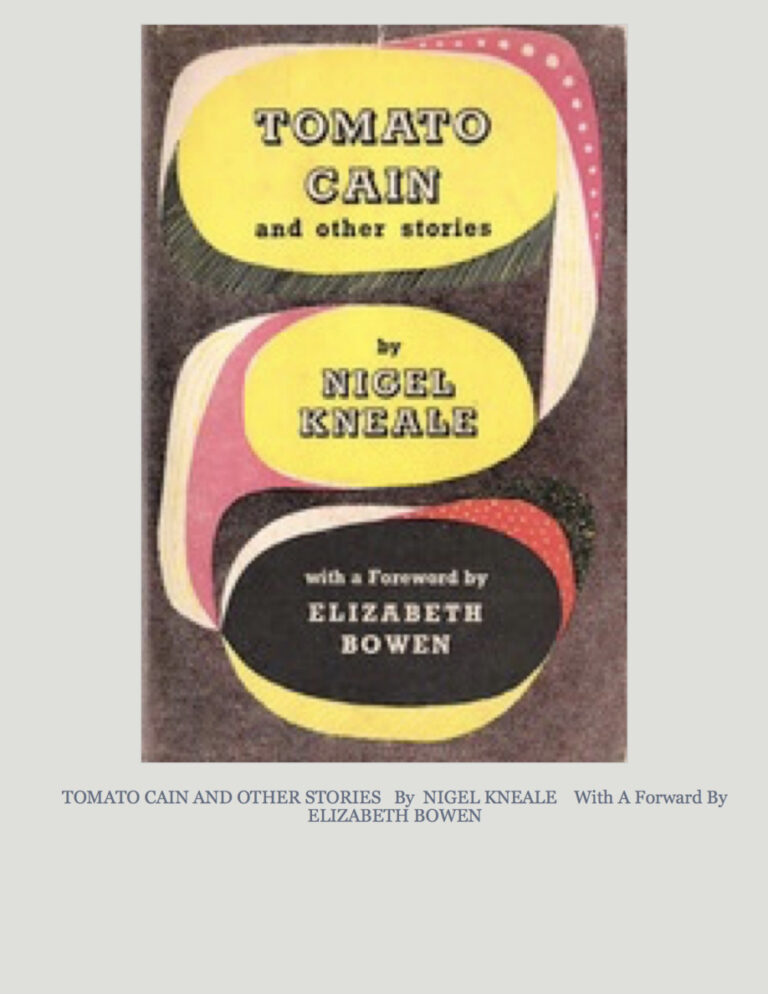 Tomato Caine Nigel kneale Kitap Kapağı