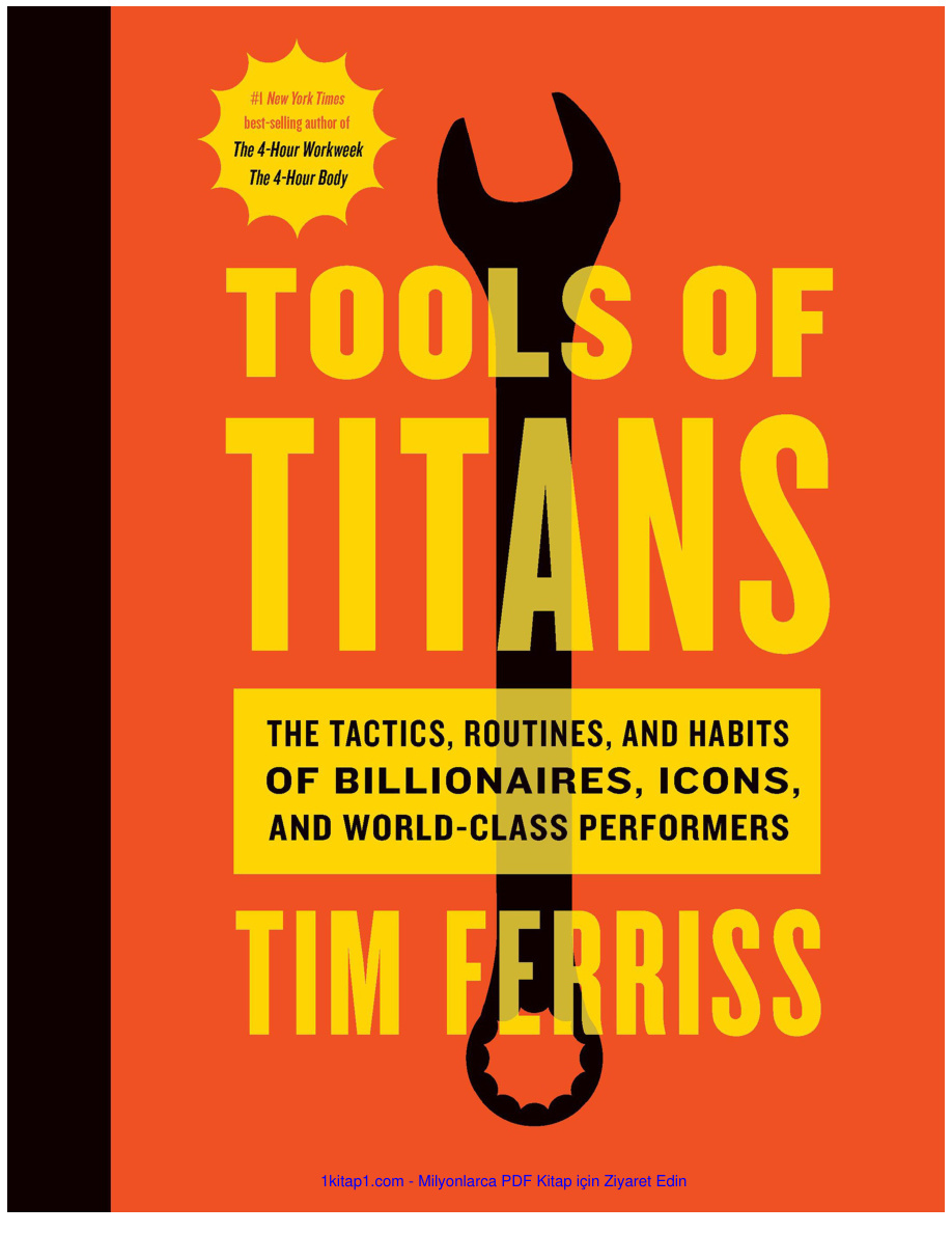 Tools of Titans The Tactics, Routines, and Habits 250614 Kitap Kapağı