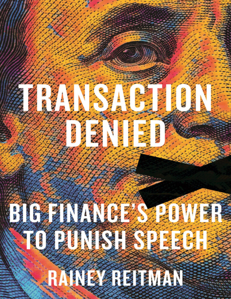 Transaction Denied Rainey Reitman Kitap Kapağı