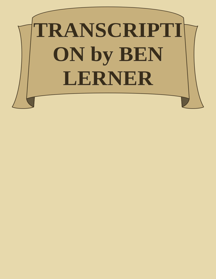Transcription Ben Lerner Kitap Kapağı