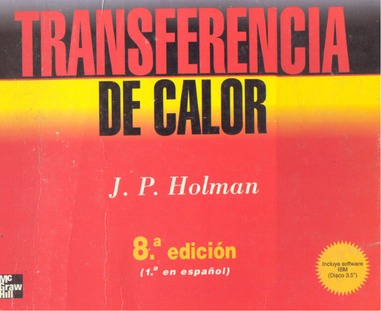 Transferencia de calor Spanish Edition J P Holman Kitap Kapağı
