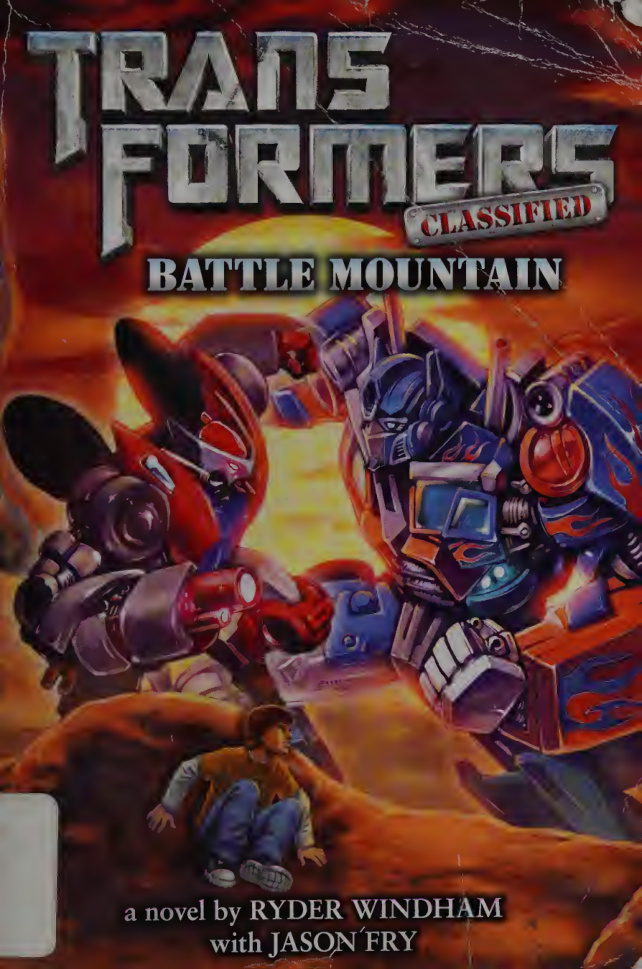 Transformers Classified Battle Mountain Ryder Windham Kitap Kapağı