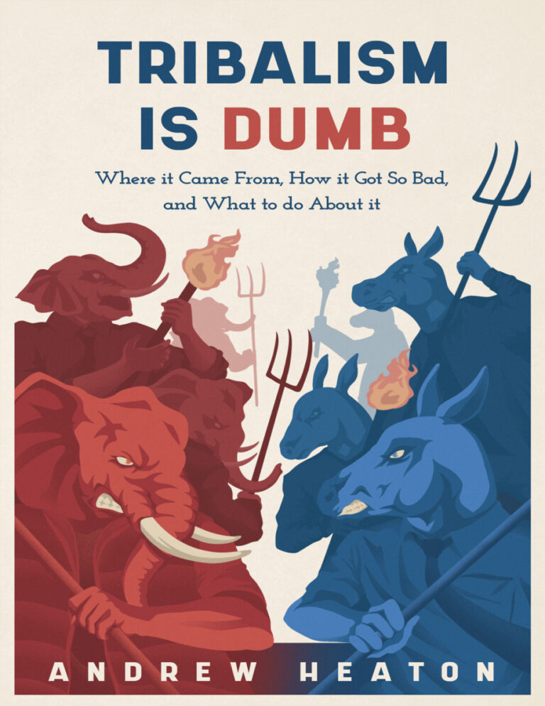 Tribalism is Dumb Andrew Heaton Kitap Kapağı