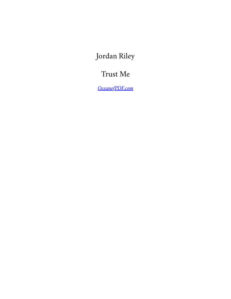 Trust Me Jordan Riley Brunner Kitap Kapağı