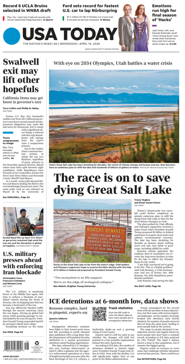 USA Today April 15 2026 USA Today Kitap Kapağı