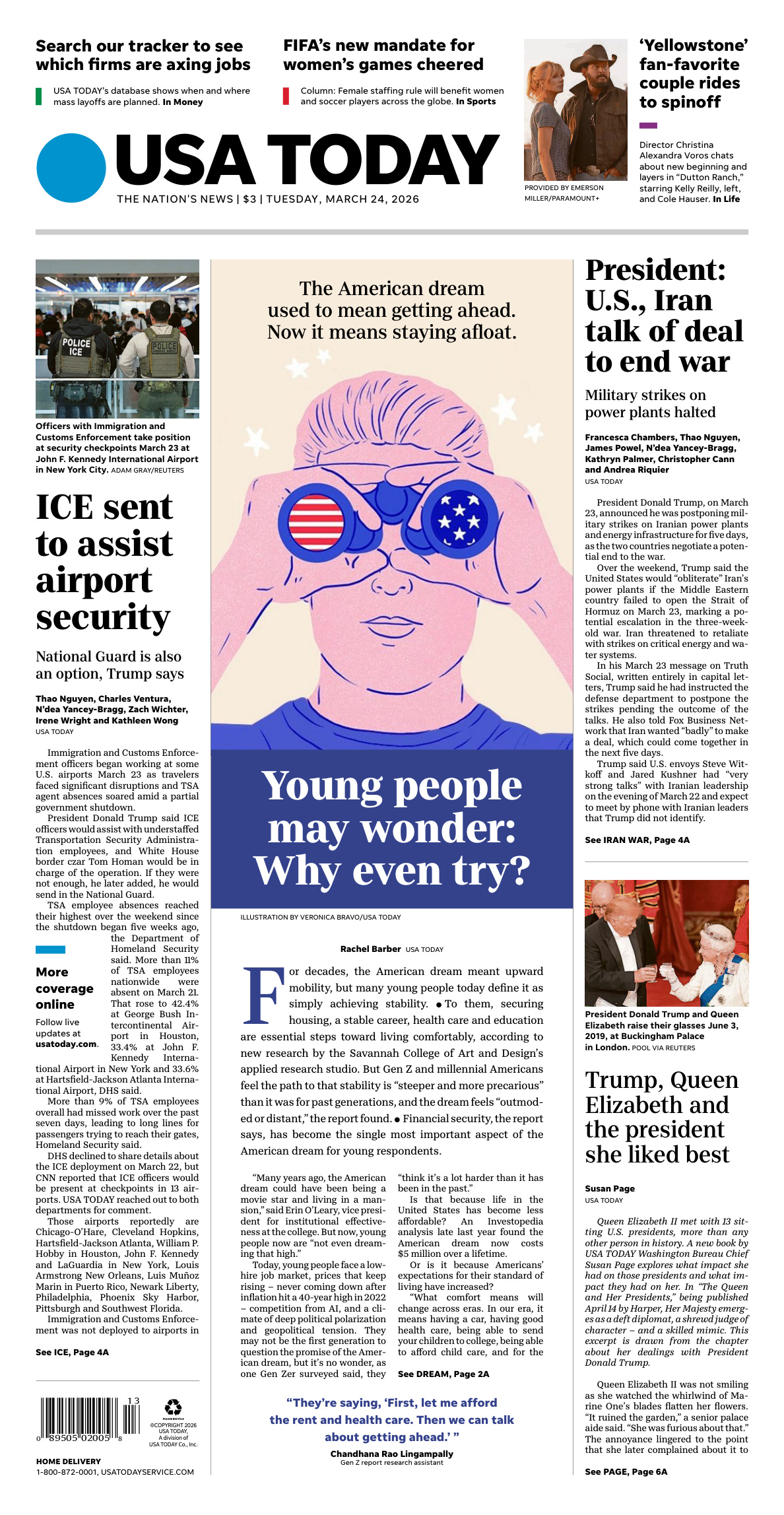 USA Today - March 24 2026 PDF Download