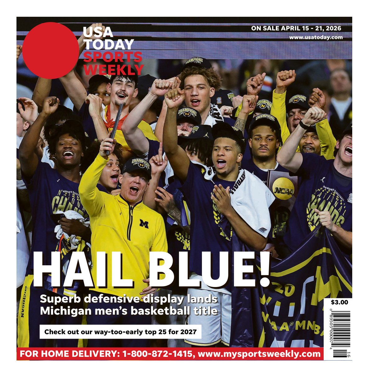 USA Today Sports Weekly April 1521 2026 USA Today Sports Weekly Kitap Kapağı