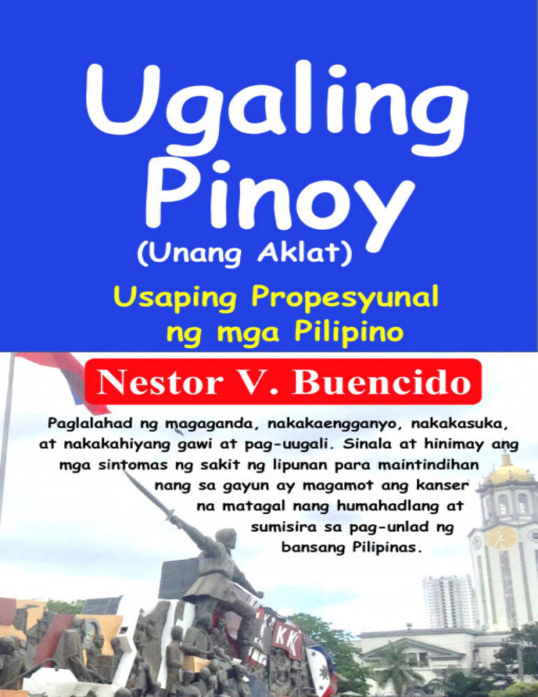 Ugaling Pinoy Usaping Propesyunal ng mga Pilipino Tagalog Edition Nestor Buencido Kitap Kapağı