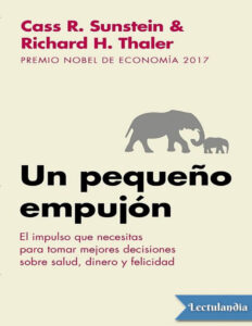 Un pequeno empujon Spanish Edition Cass R Sunstein Kitap Kapağı