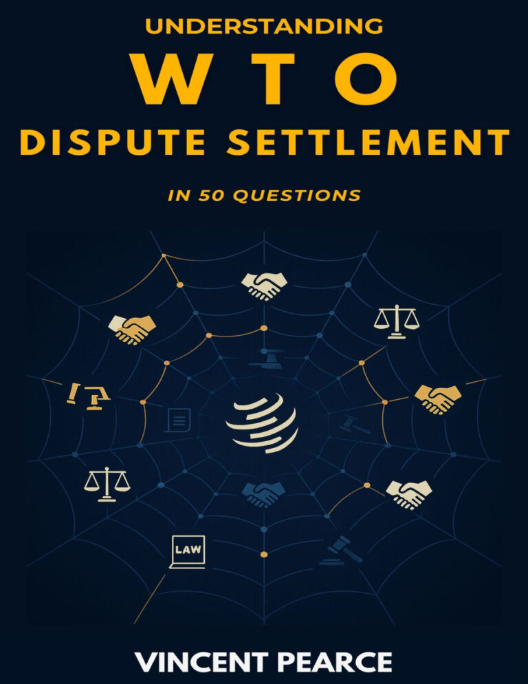 Understanding WTO Dispute Settlement Vincent Pearce Kitap Kapağı