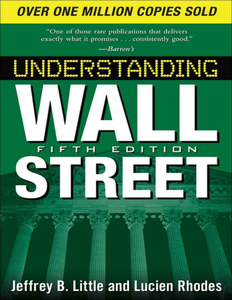 Understanding Wall Street Jeffrey B Little Kitap Kapağı