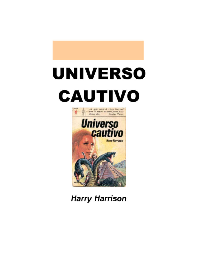 Universo Cautivo Spanish Edition Harrison Harry Kitap Kapağı