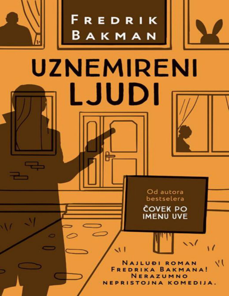 Uznemireni ljudi Serbian Edition Fredrik Backman Kitap Kapağı