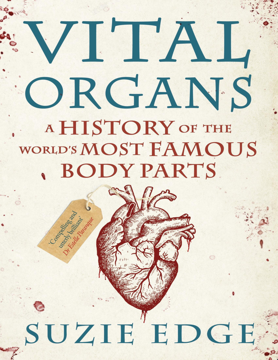 Vital Organs Suzie Edge Kitap Kapağı